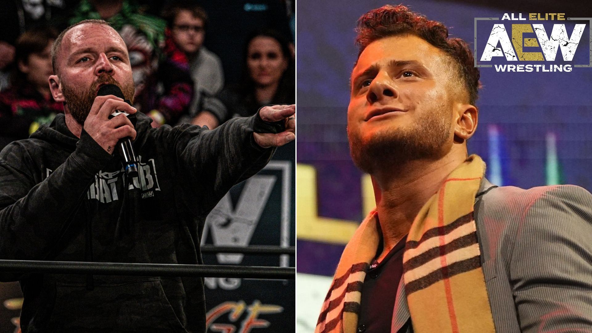 Jon Moxley (left), MJF (right)