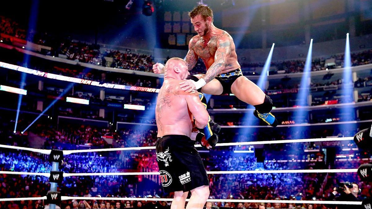 CM Punk gave Lesnar one of his best matches in the early stages of his WWE return