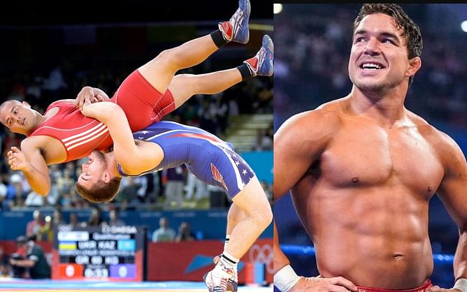 When did WWE star Chad Gable compete in the Olympics?