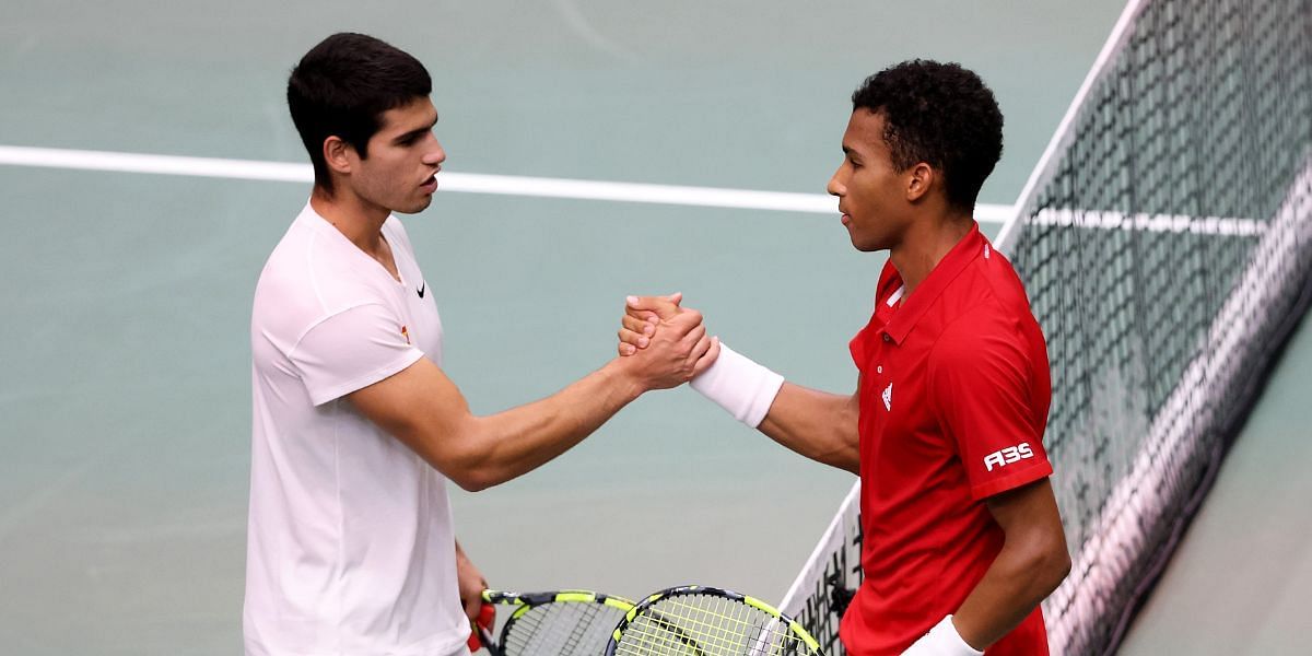 Felix Auger-Aliassime is yet to lost a match against Carlos Alcaraz.