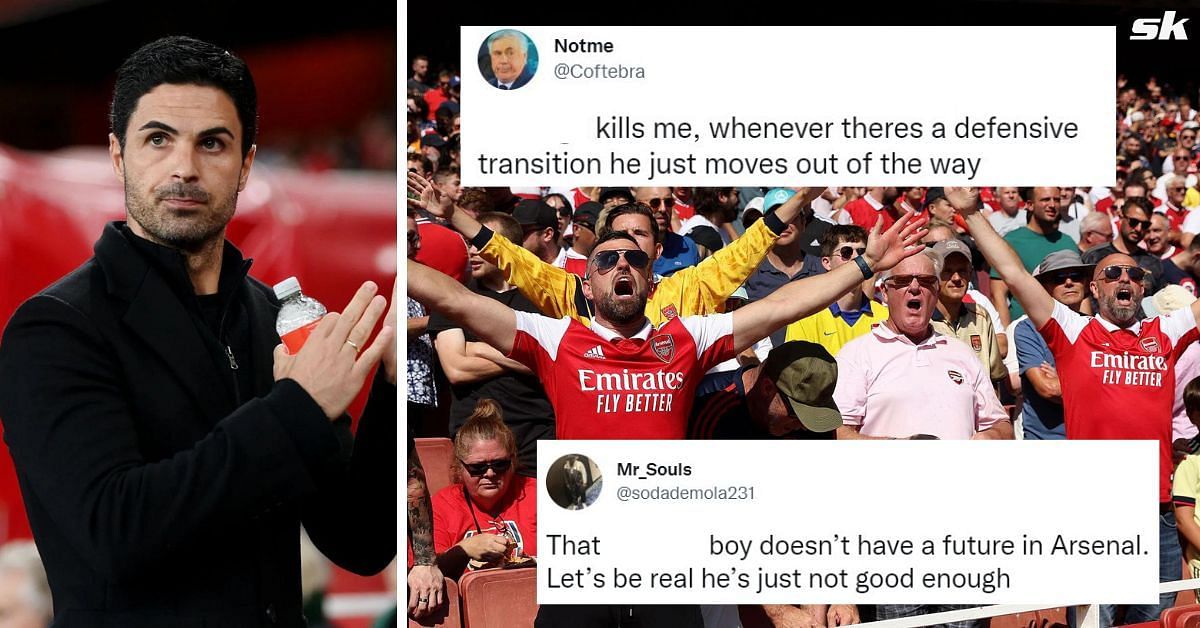 Arsenal fans are not convinced with youngster