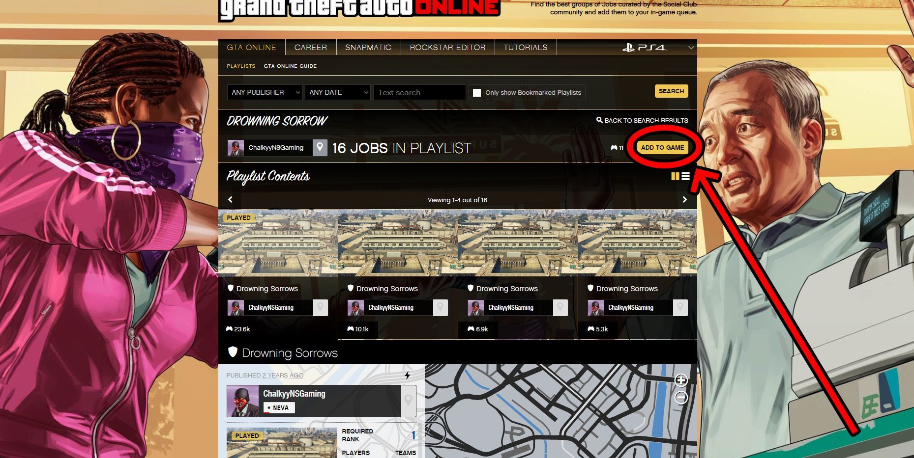 GTA 5 guide: how to start a Job or Playlist in GTA Online