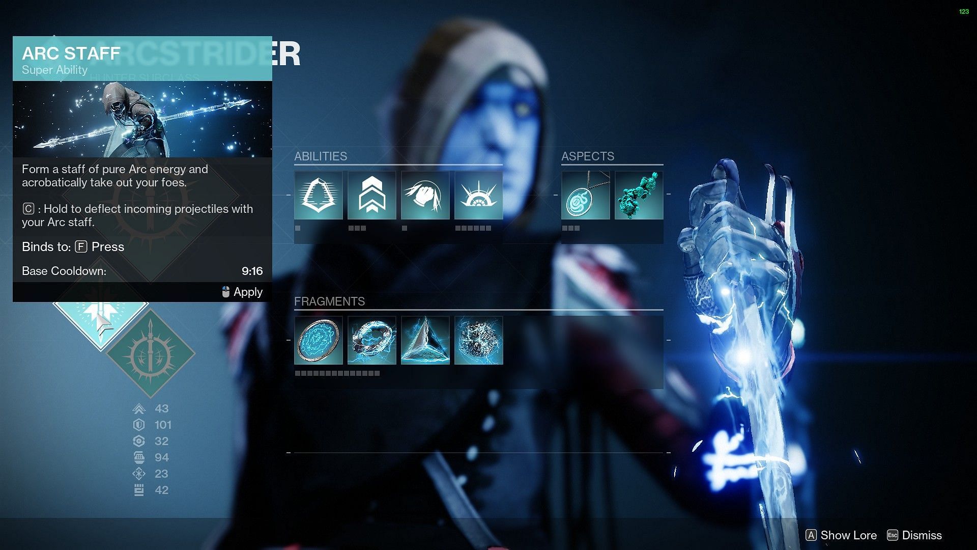 Hunter Arc Staff (Image via Destiny 2)