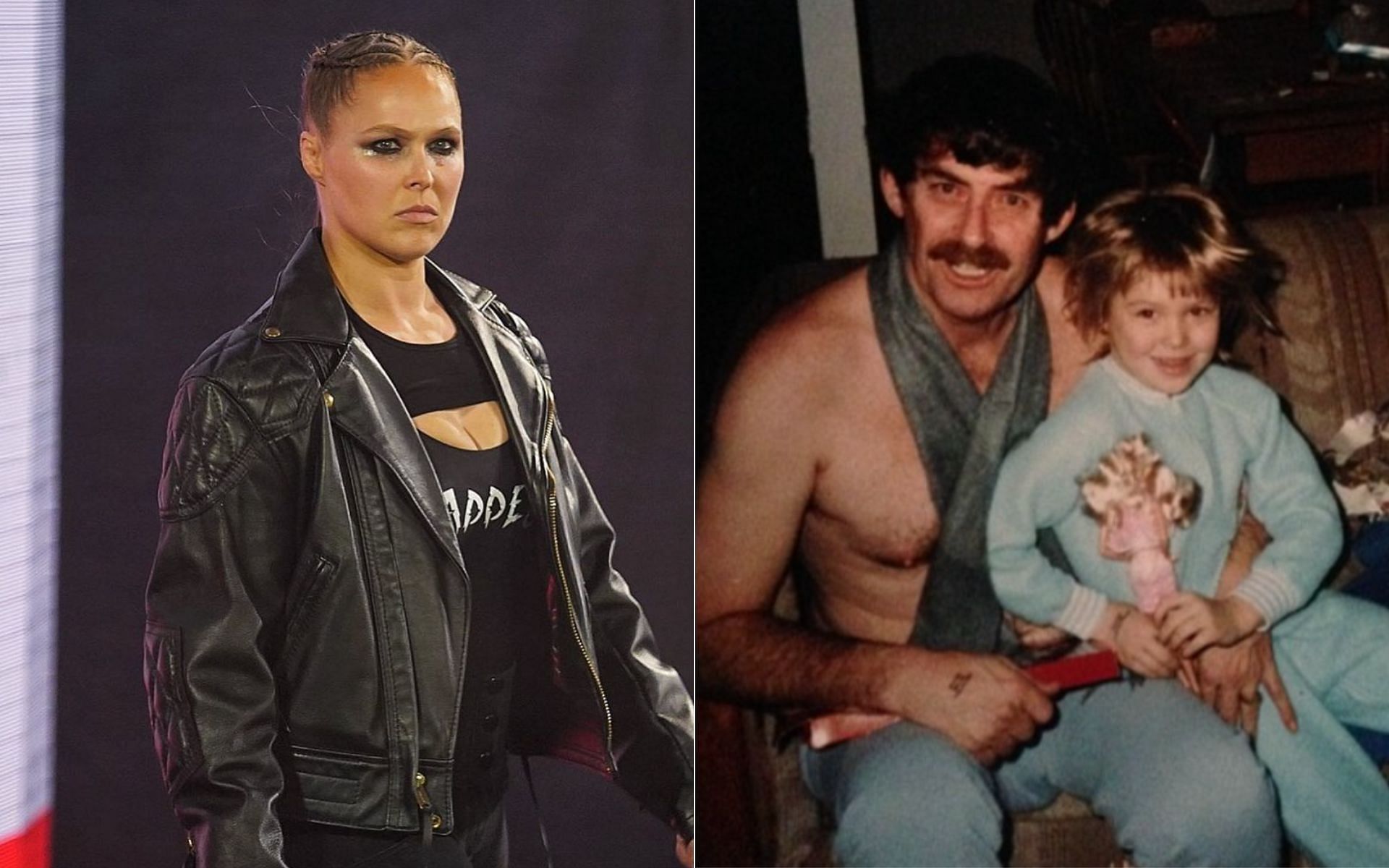 What disease did Ronda Rousey's father have?