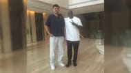 Shaquille O'Neal was much shorter than Yao (Image via Sportskeeda).