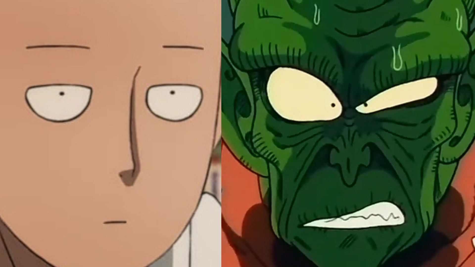 Saitama and King Piccolo (Image via Toei Animation and Madhouse)
