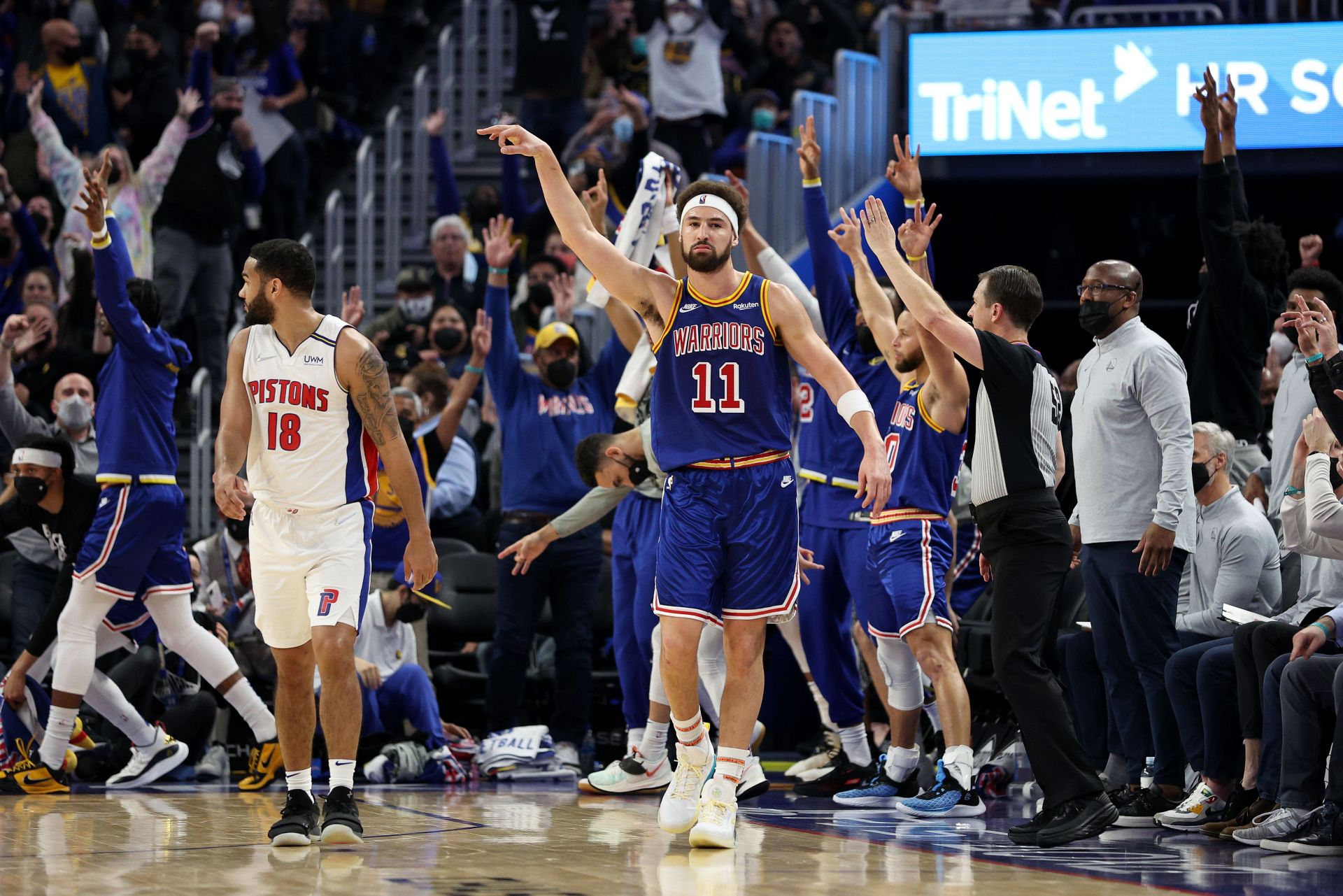 Golden State Warriors guard Klay Thompson