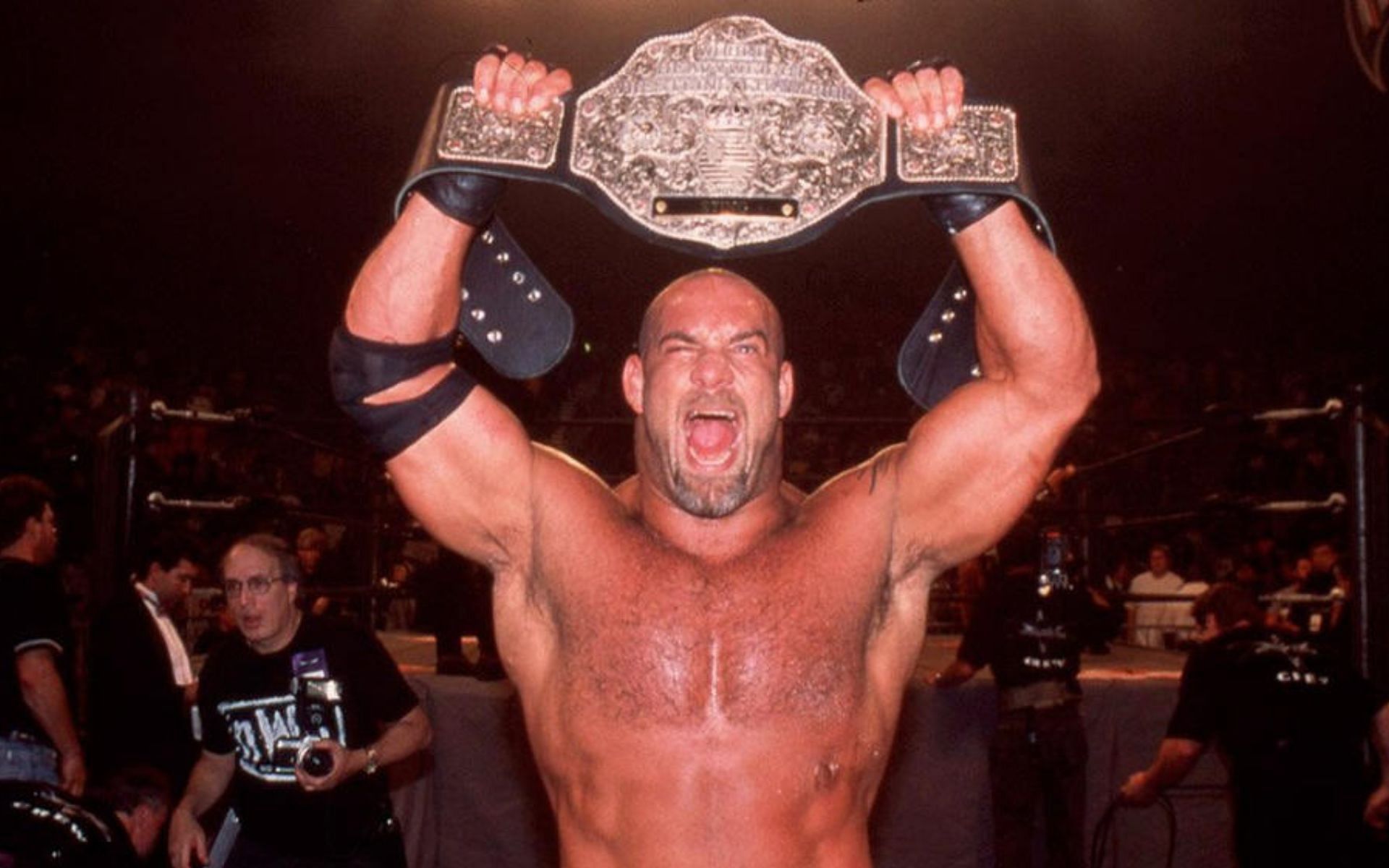 Goldberg is a former World Heavyweight Champion!