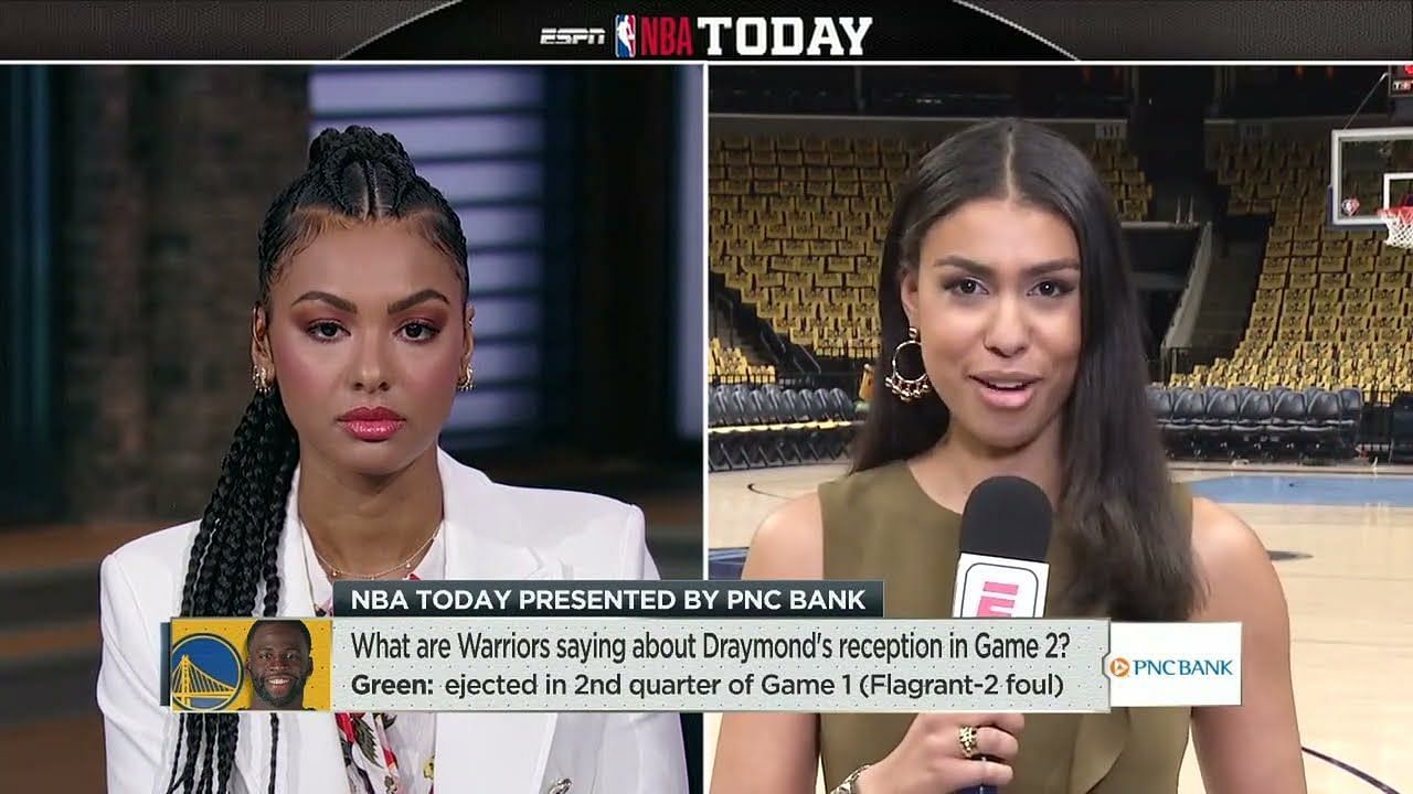 Chiney Ogwumike joins Malika and Kendra Andrews as the newest and most recognizable black women sportscasters. [photo: YouTube]