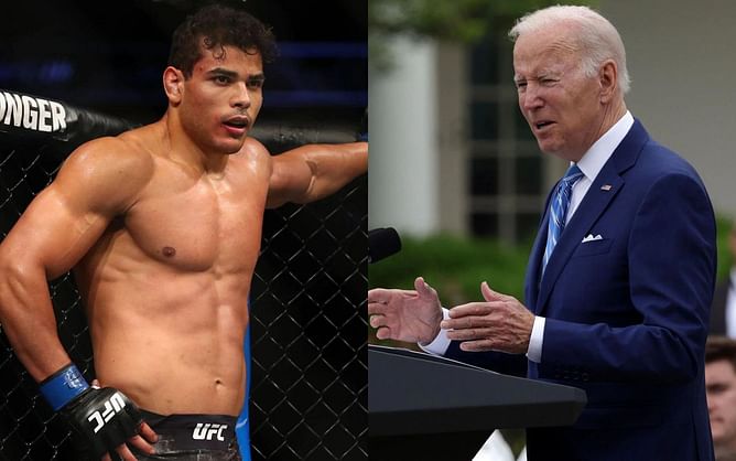"Say goodbye to your USA visa" - Fans play along with Paulo Costa's latest joke about fighting Joe Biden at UFC 283