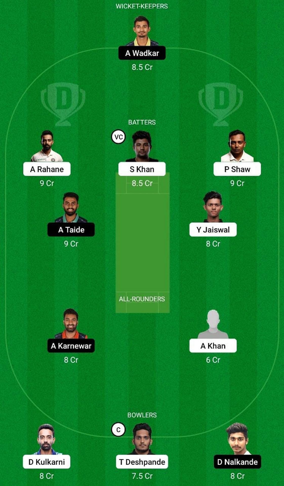 MUM vs VID Dream11 Fantasy Tip - Grand League