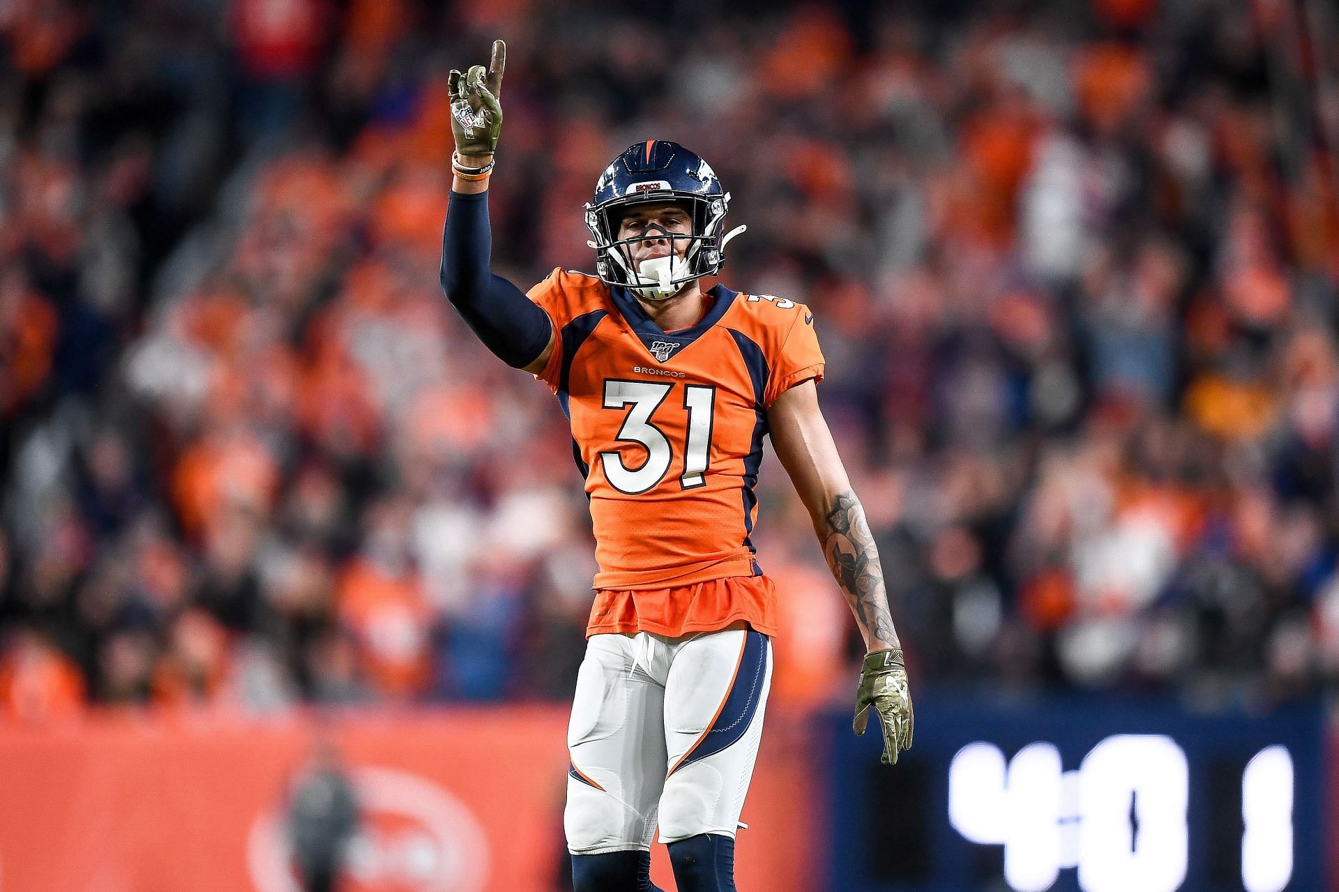 Denver Broncos safety Justin Simmons