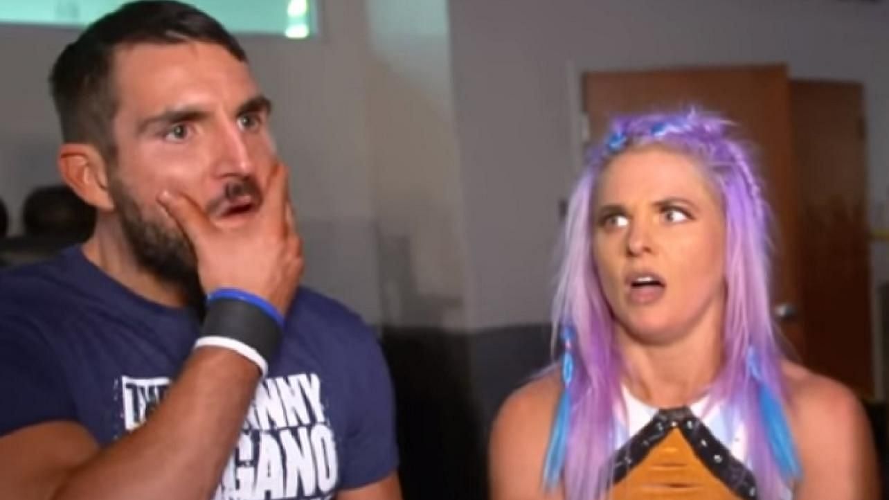 Johnny Gargano and Candice LeRae