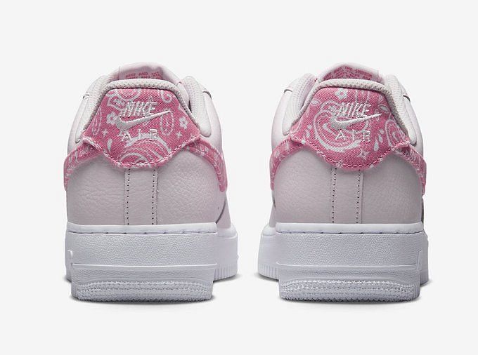 Nike Air Force 1 '07 Pink Paisley Womens Lifestyle Shoes Pink