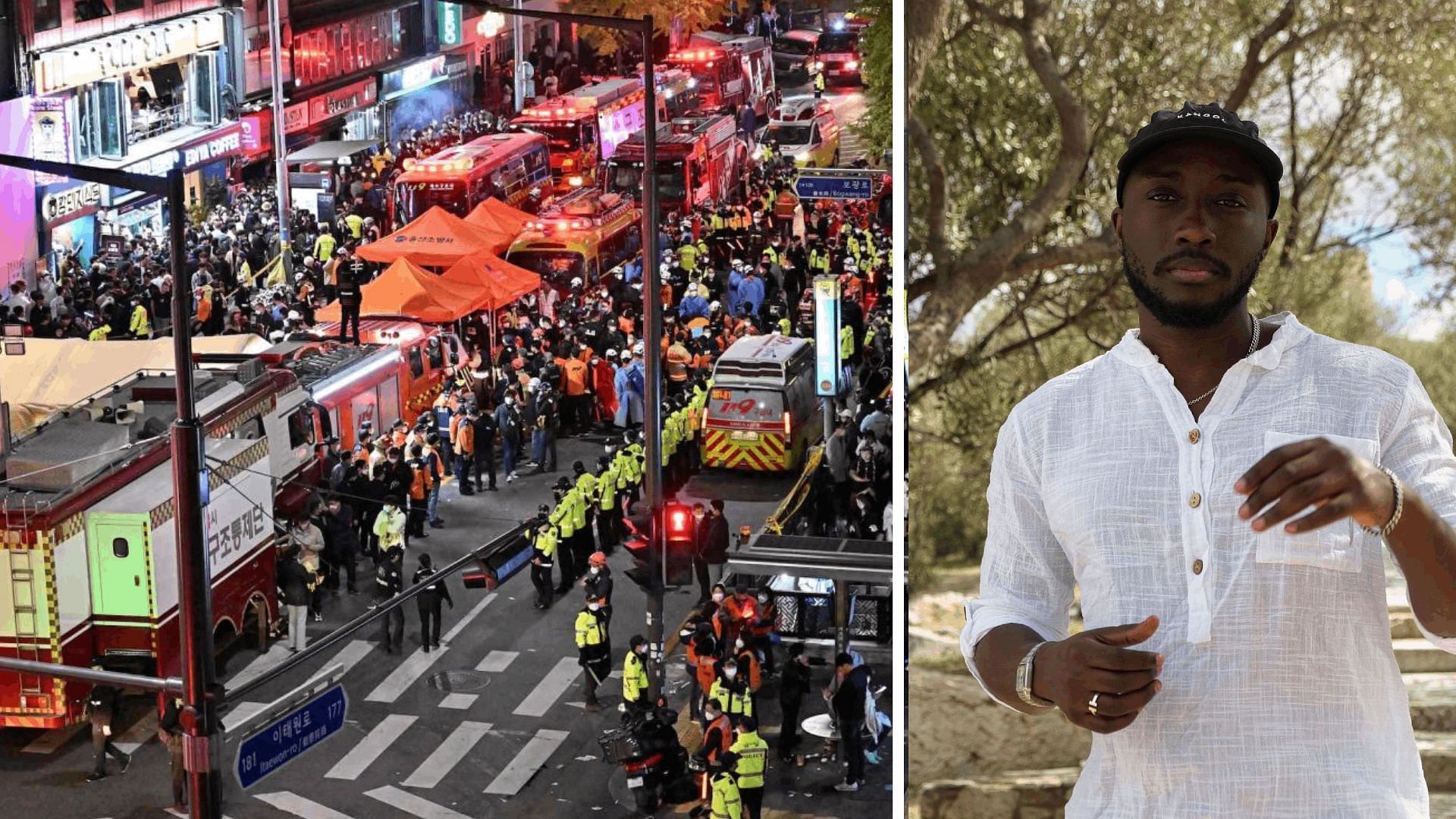 Twitch streamer captures snippet of swarming crowds at Itaewon Halloween celebration which left 100+ dead