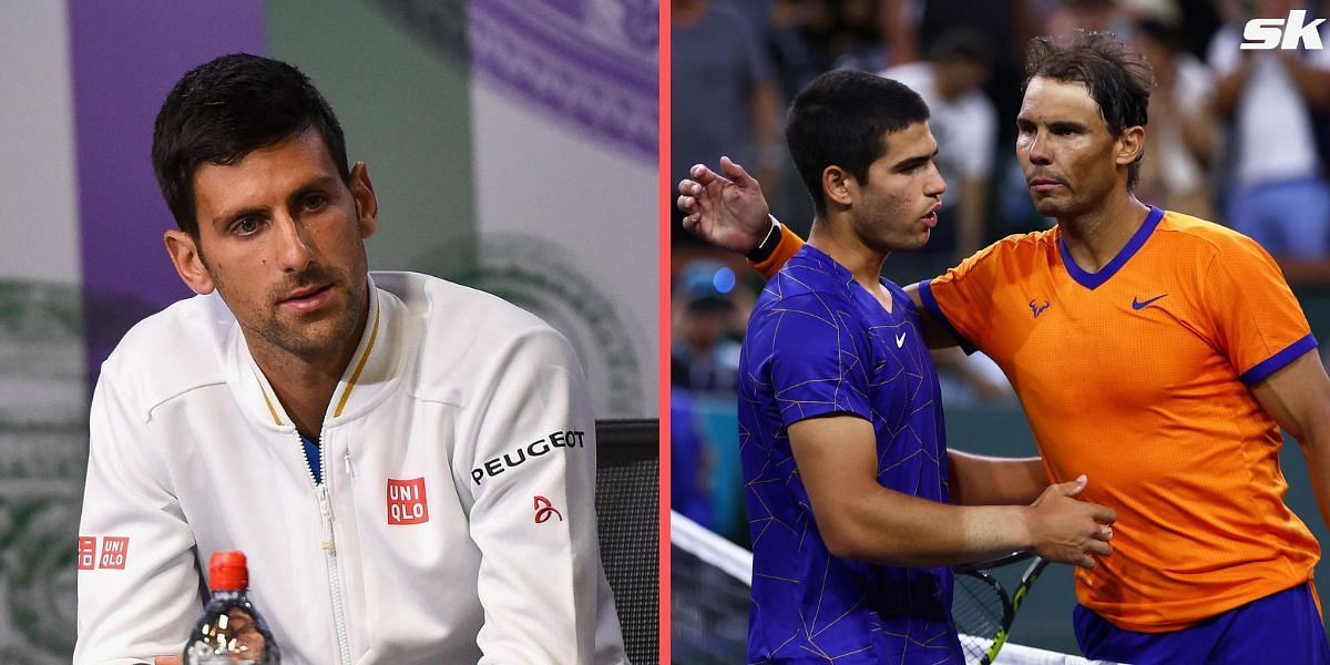 Carlos Alcaraz and Rafael Nadal are the top two players currently