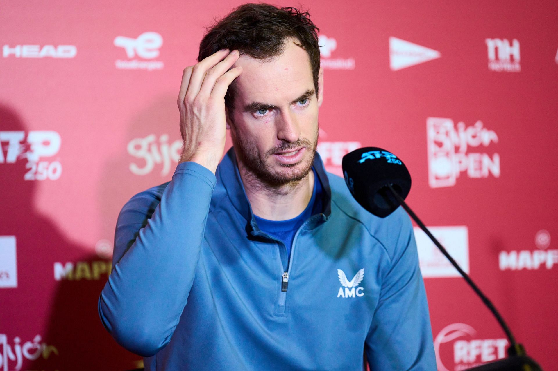 Andy Murray at the Gijon Open