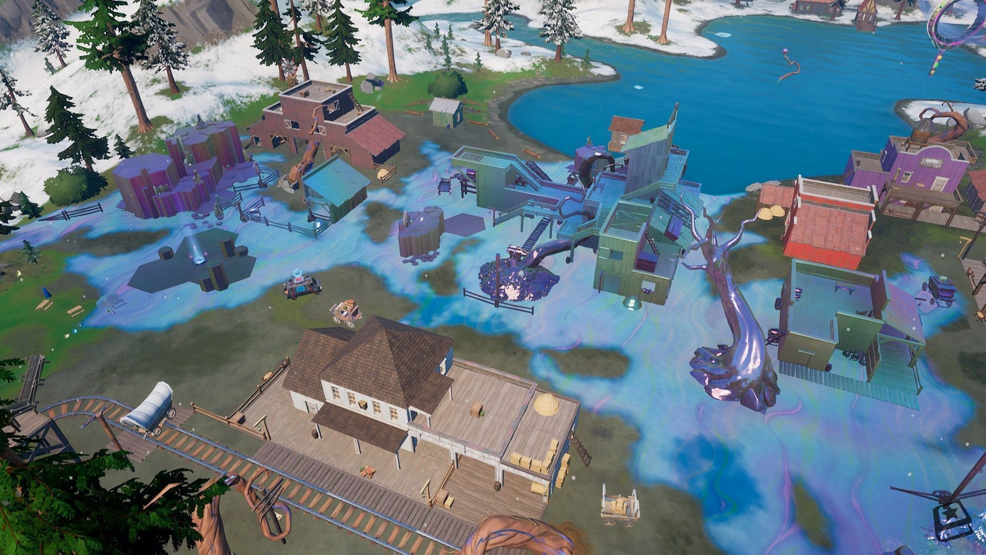 Chromejam Junction could indicate the return of Klombos (Image via Epic Games)