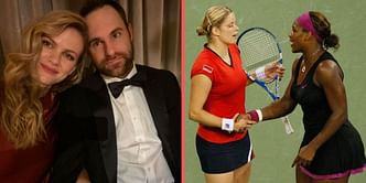 "Brooklyn's idea?" - Kim Clijsters and Serena Williams react to Andy Roddick going rock climbing