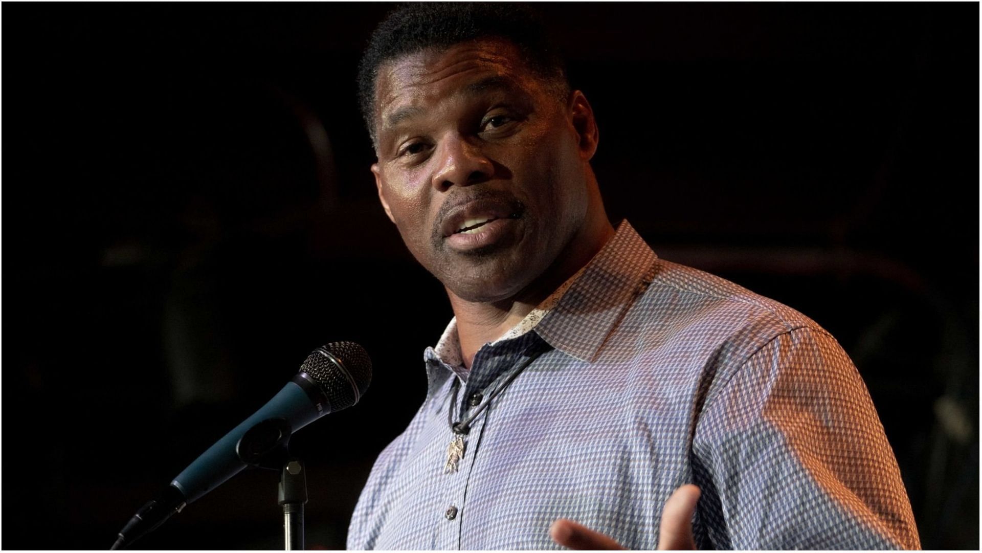 Herschel Walker denied the claims made by the Daily Beast (Image via Megan Varner/Getty Images)
