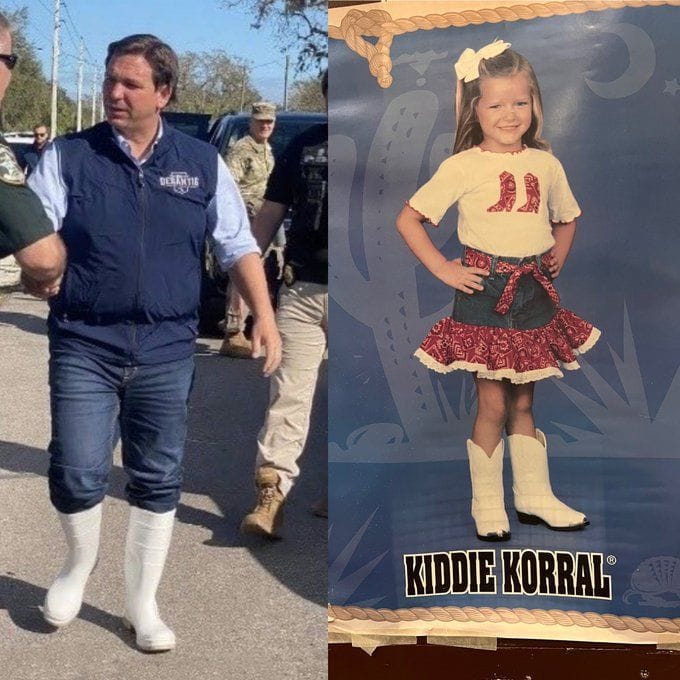 Hilarious Ron DeSantis white GoGo Boots memes take over Twitter