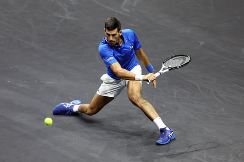 Novak Djokovic at the Laver Cup 2022 - Day Three