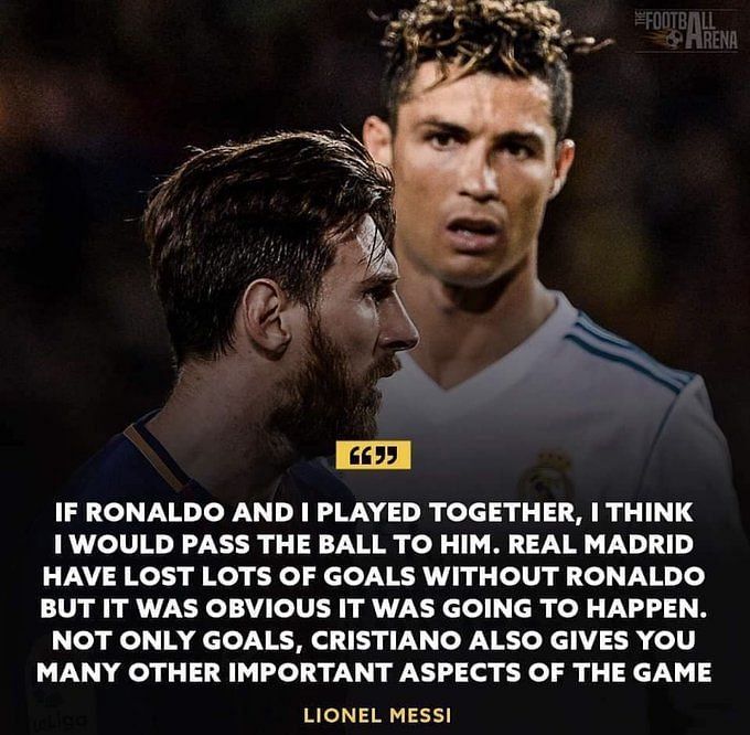Xavi explains how Ronaldo made Messi 'a better player' during