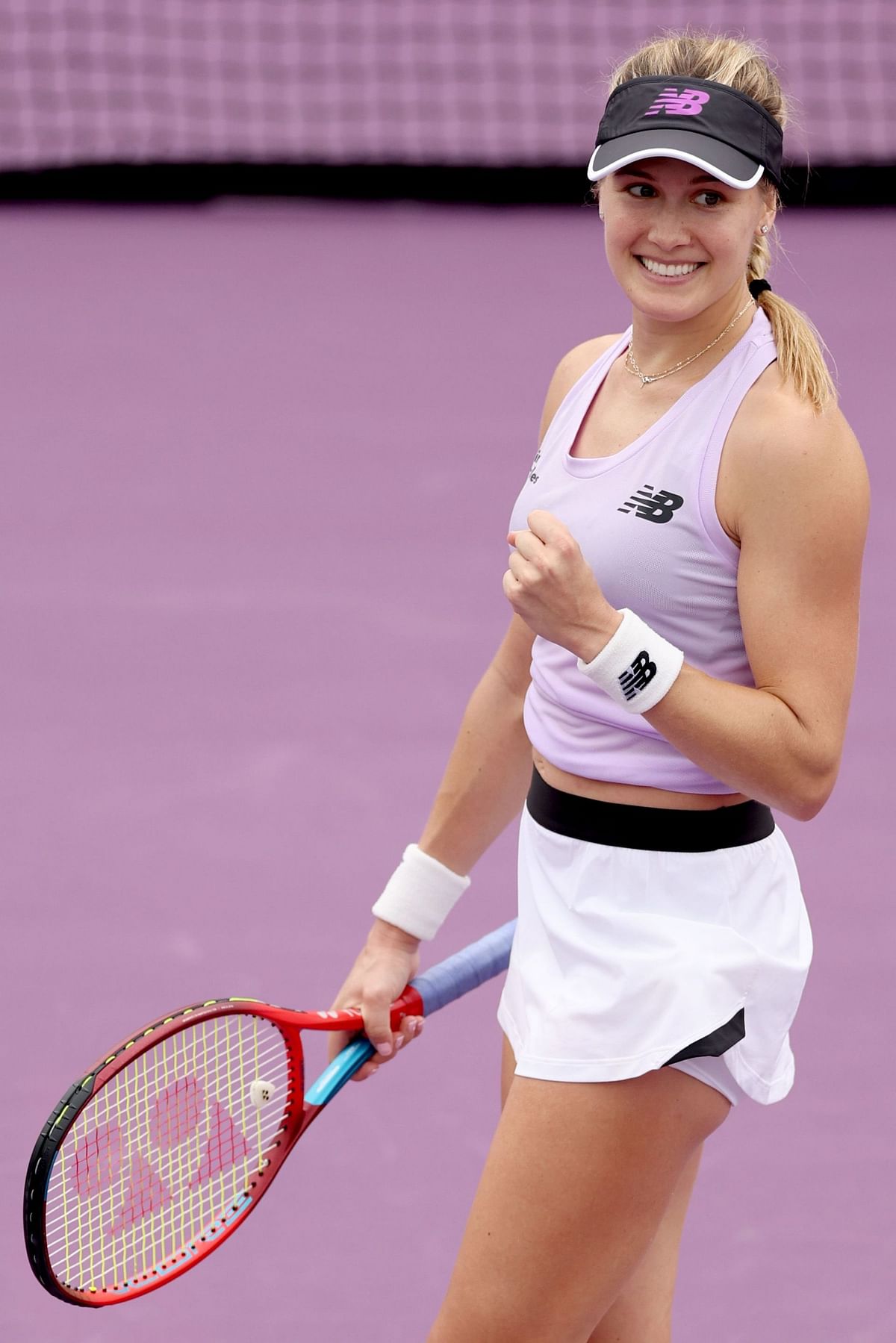 Eugenie Bouchard wins first WTA 1000 match since 2019