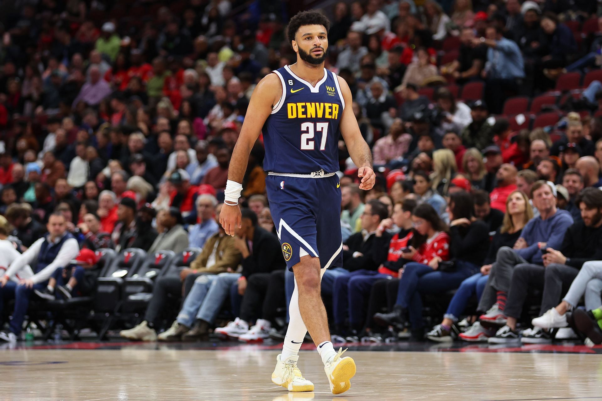 Jamal Murray in action during the preseason