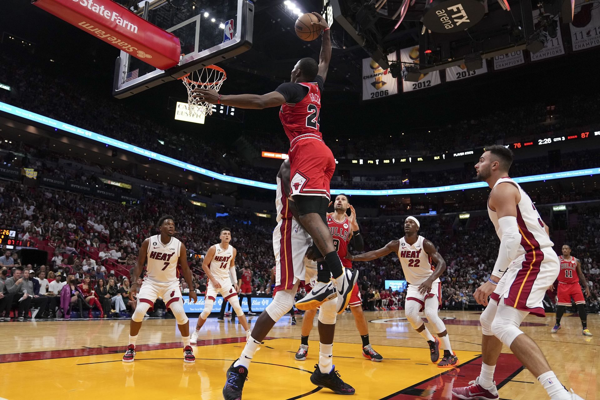 Javonte Green scored six points in the season opener for the Bulls (Image via Getty Images)