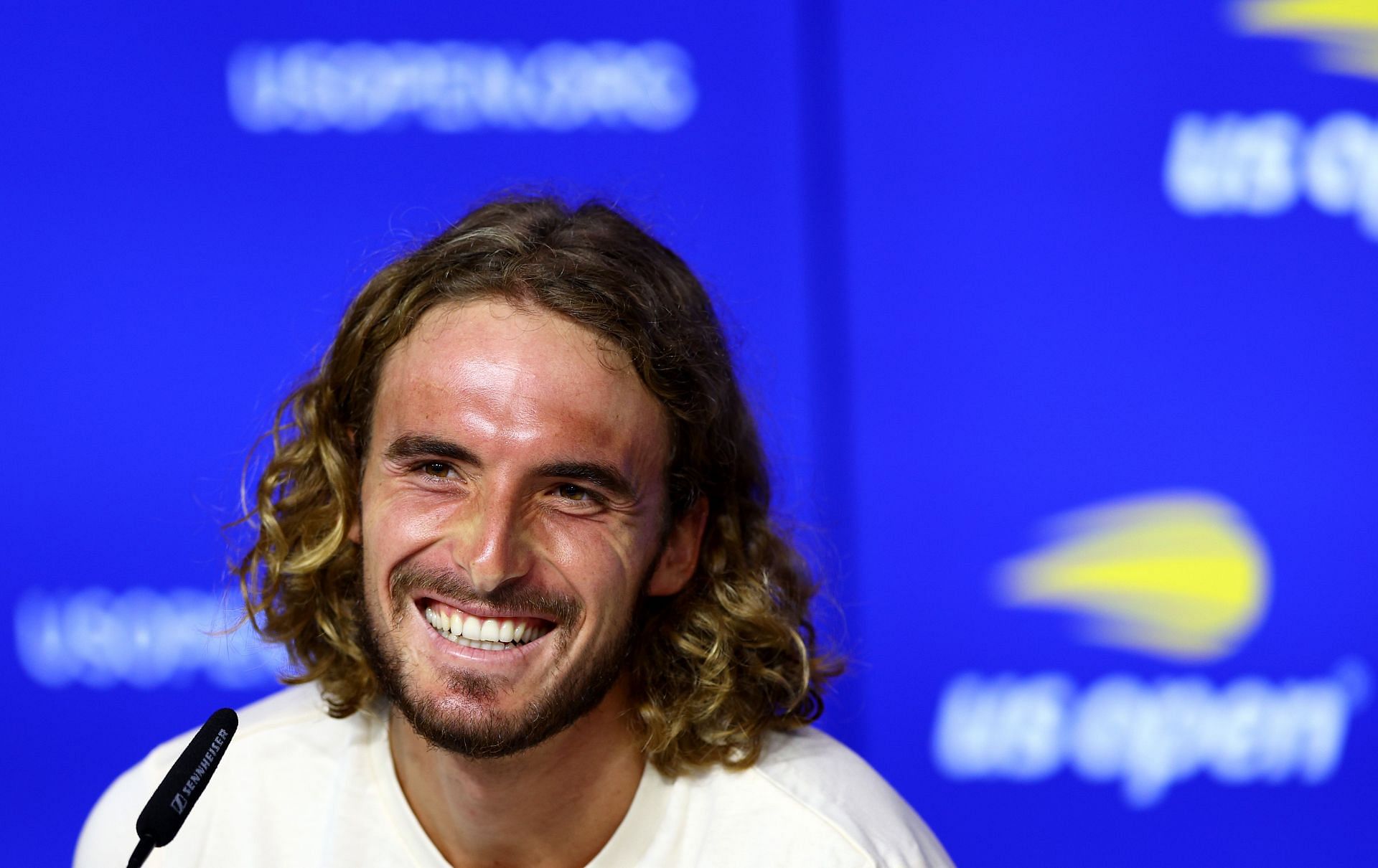 Tsitsipas at the 2022 US Open.