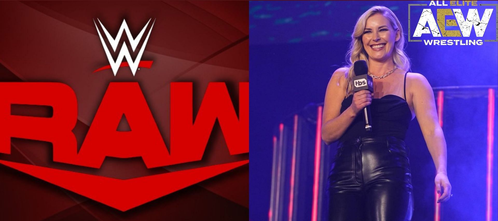 RAW logo (left), Renee Paquette (right)