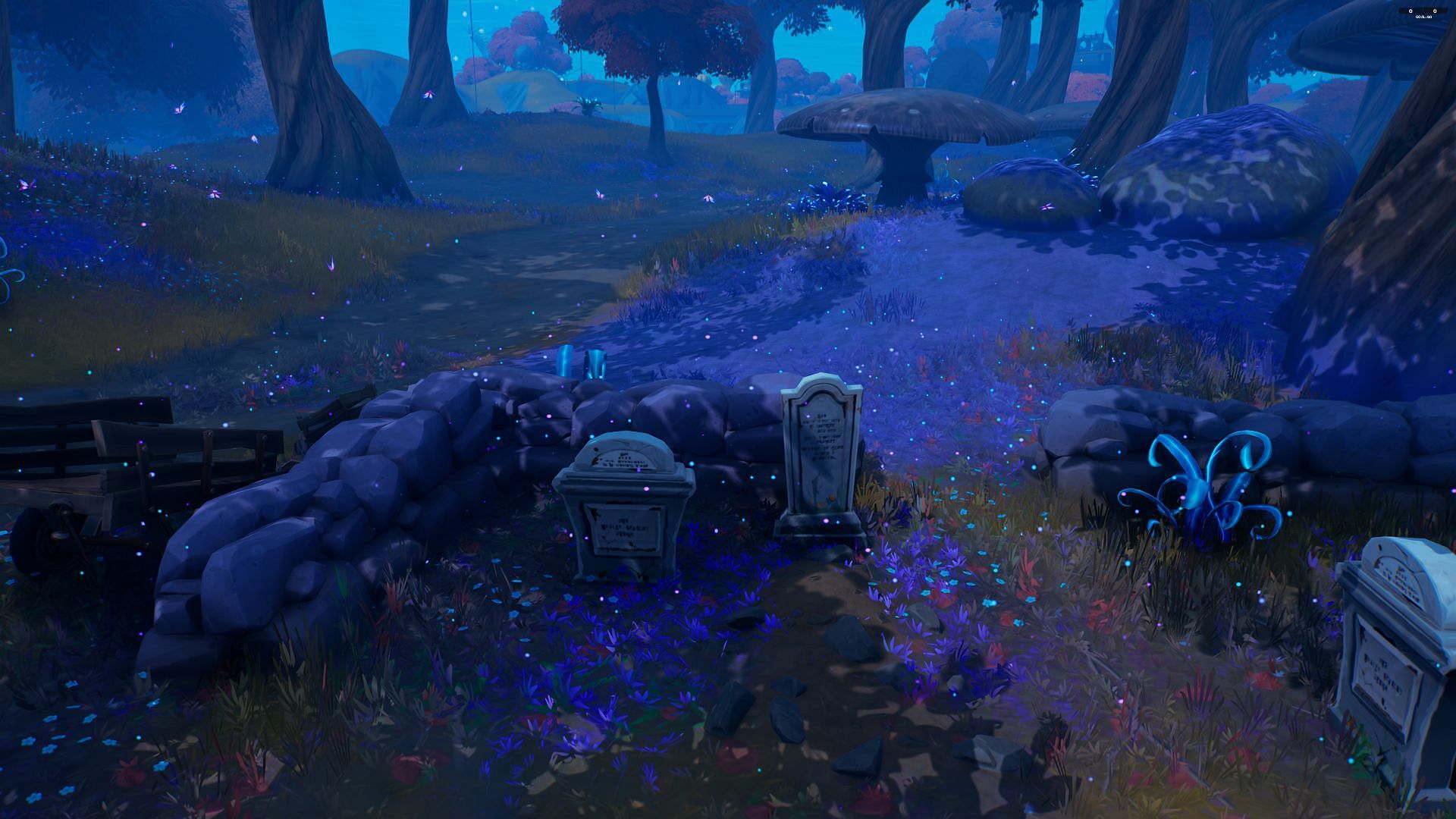 This looks like a rather peaceful location to be laid to rest (Image via Epic Games/Fortnite)