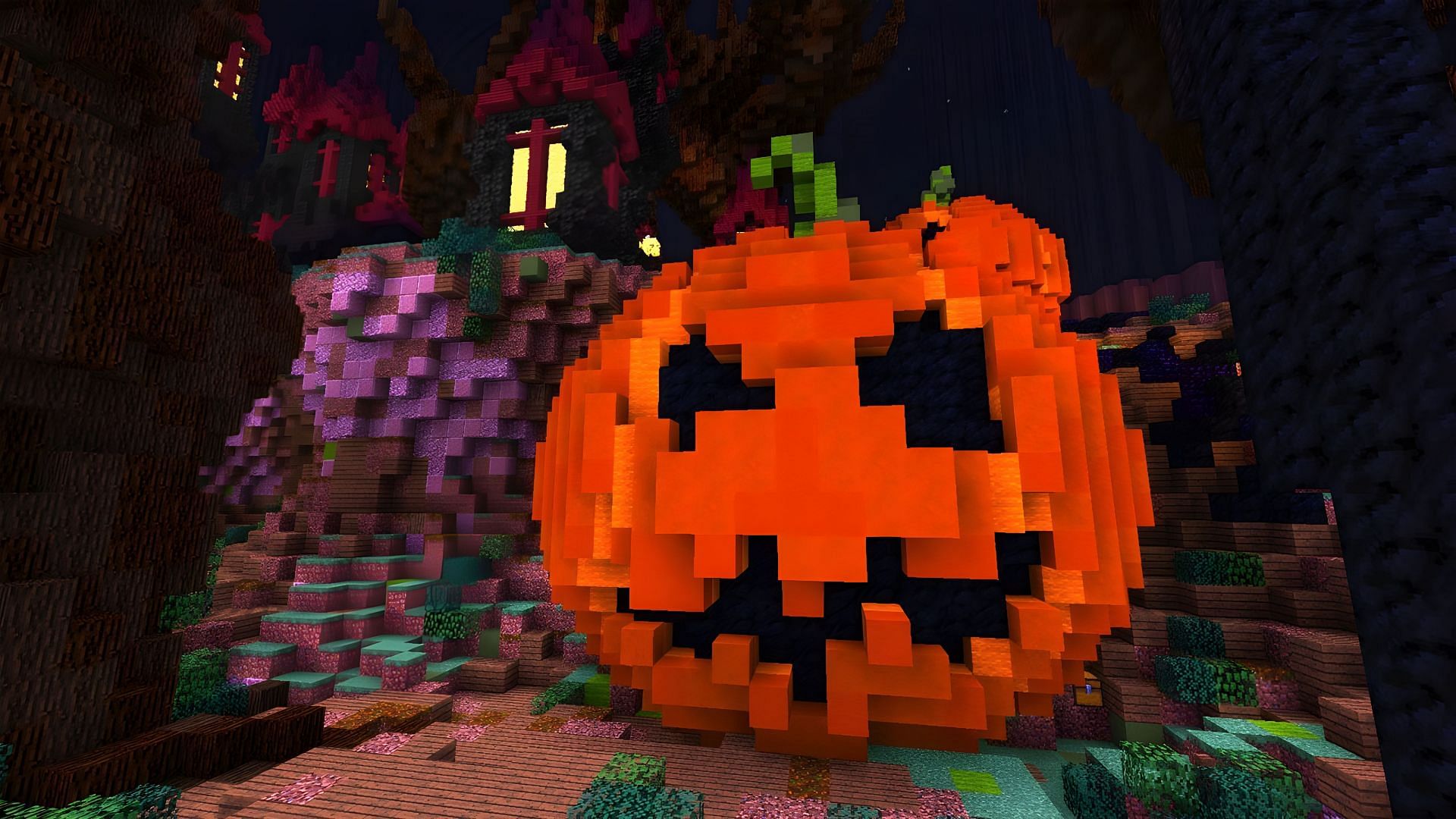 Minecraft haunted maps are great to play around Halloween (Image via Youtube/SparkofPhoenix)