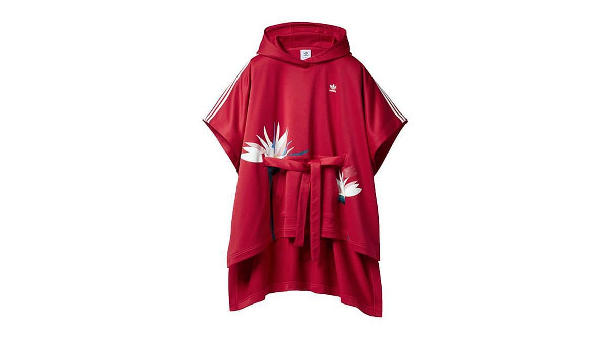 The Poncho Hoodie from the collection (Image via Adidas)