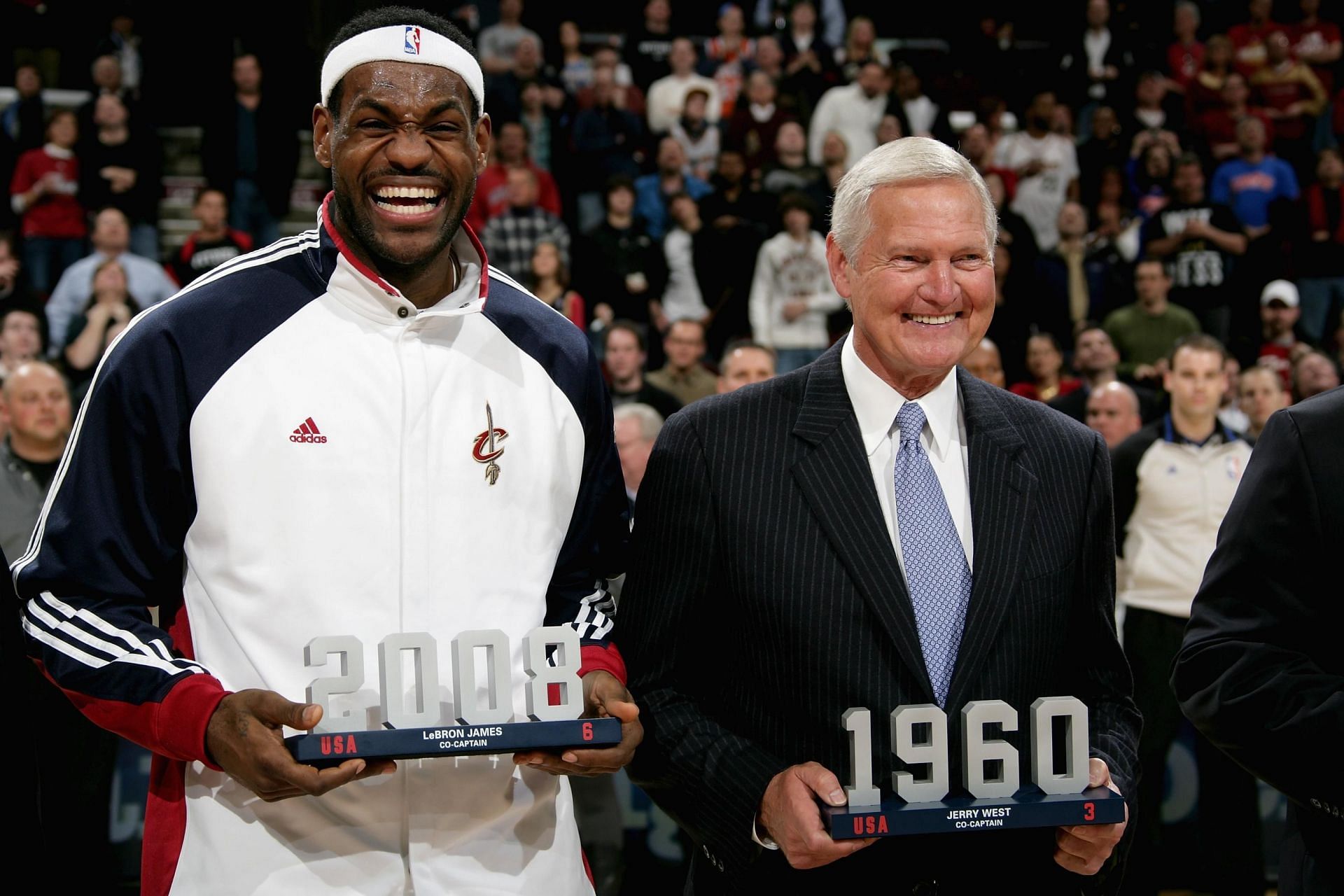 LeBron James and Jerry West are two of NBA history