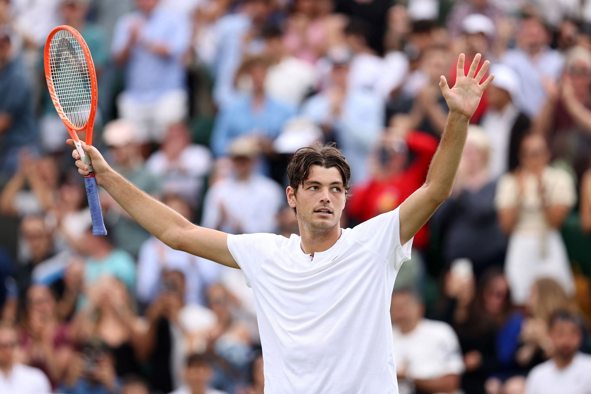 Taylor Fritz at the 2022 Wimbledon.