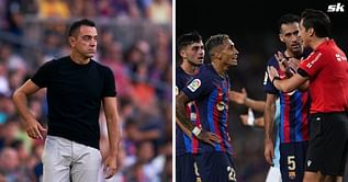 "He was very mad" - Barcelona manager Xavi reveals dressing room had to calm down raging player after penalty controversy