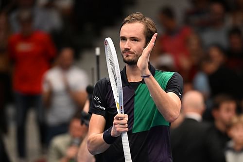 Daniil Medvedev at the 2022 Erste Bank Open.