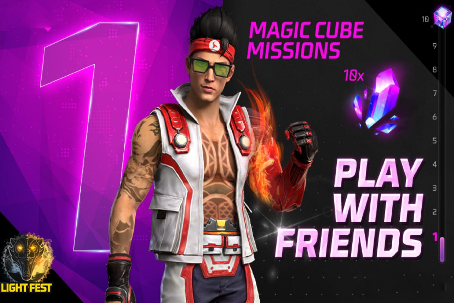 Users can get free Cube Fragments (Image via Garena)