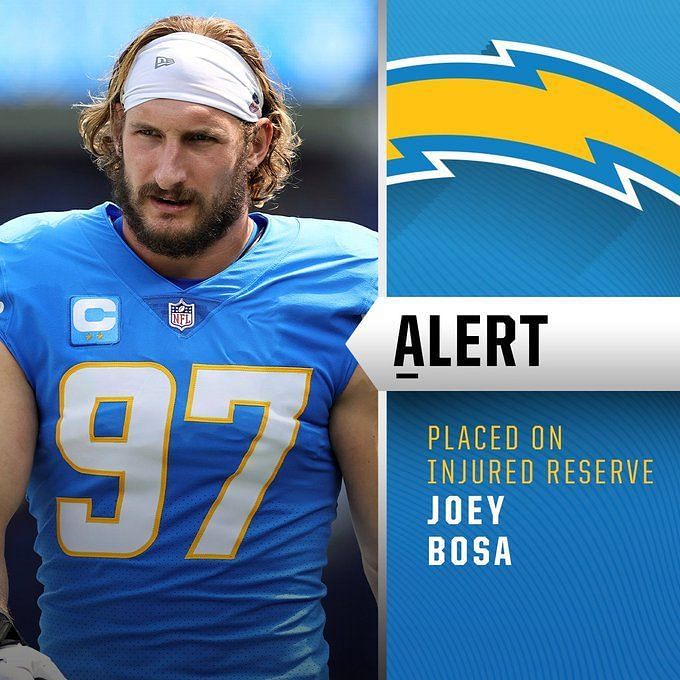 Chargers' Joey Bosa Expected to Miss 8–10 Weeks With Groin Injury