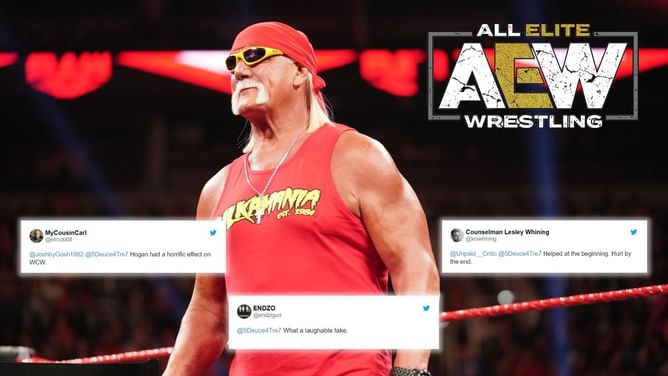 "What a bad take" - Twitterati up in arms over claims of former WWE Champion's negative effect in AEW in a similar vein to Hulk Hogan's stint in WCW