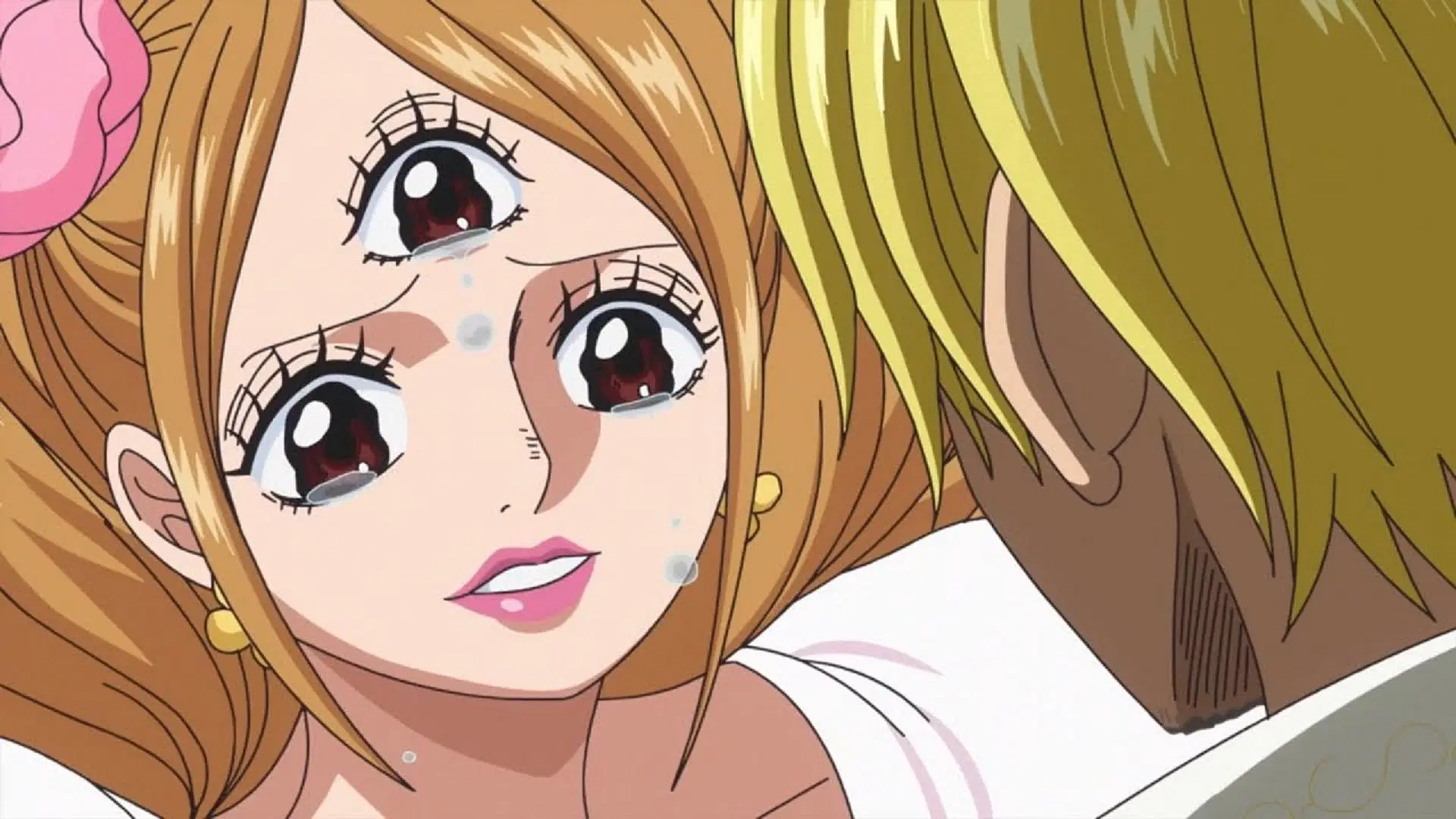 DEADLY KISS  Sanji saw Pudding's Third Eye on The Wedding Day