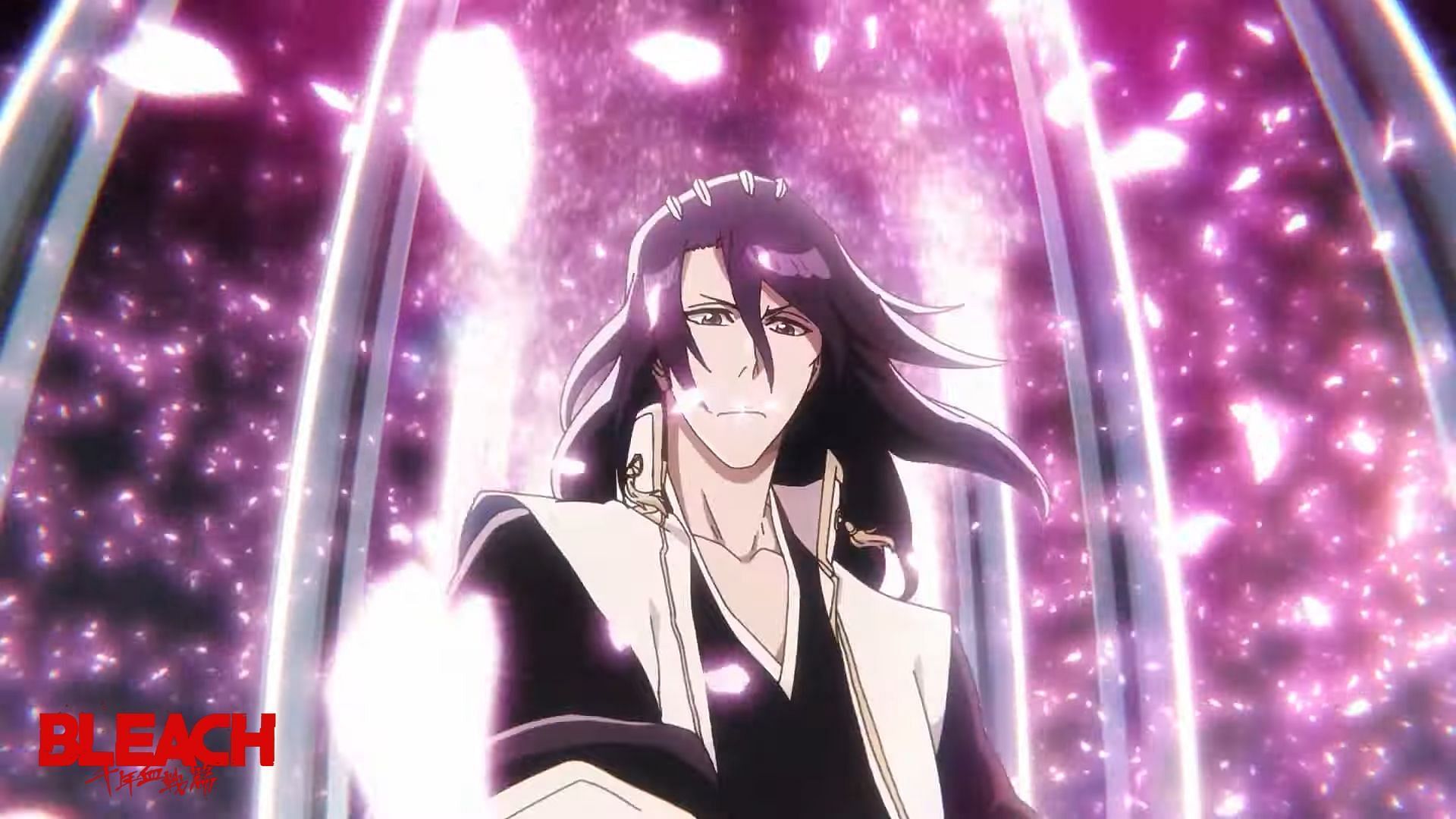 Byakuya Kuchiki as seen in Bleach TYBW trailer (Image via Studio Pierrot)