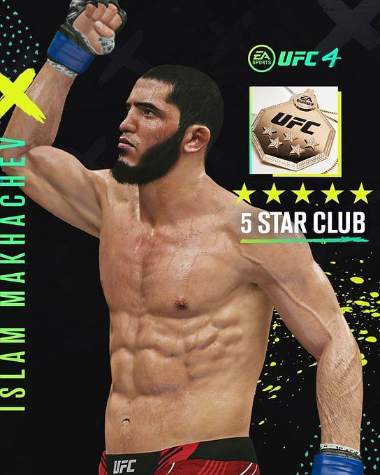 UFC 4 fighter update Islam Makhachev the only athlete to get a stat change