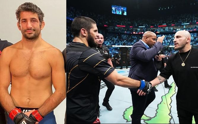 "No one tries to grapple him at '45" - Beneil Dariush explains why "too small" Alexander Volkanovski will have problems against Islam Makhachev at lightweight
