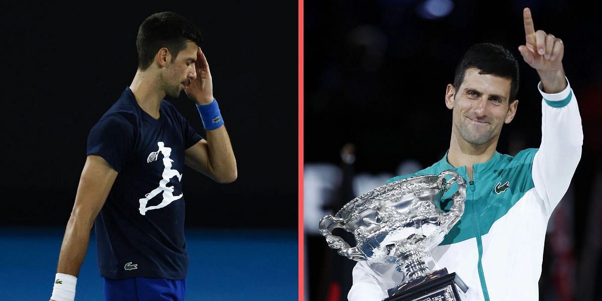 Novak Djokovic at the Australian Open.