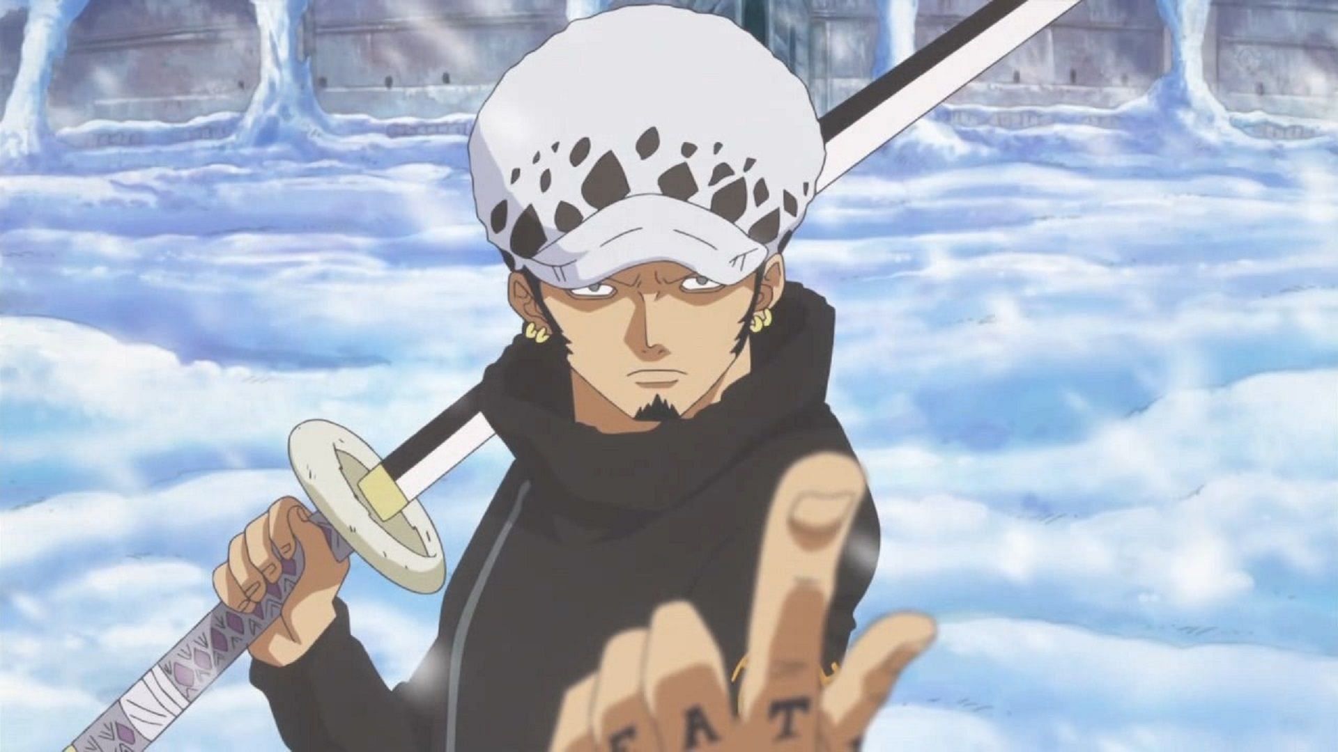Law as seen in the One Piece shonen anime series (Image via Toei Animation)