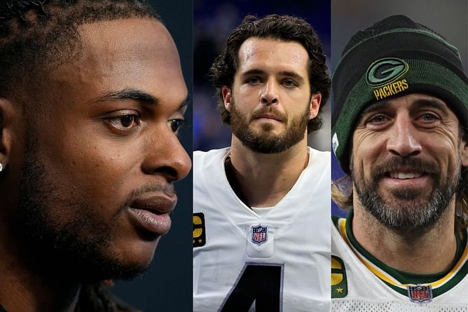 “He’s probably had some of the most adversity from any other quarterback” – Davante Adams gets drawn into Aaron Rodgers vs Derek Carr debate all over again