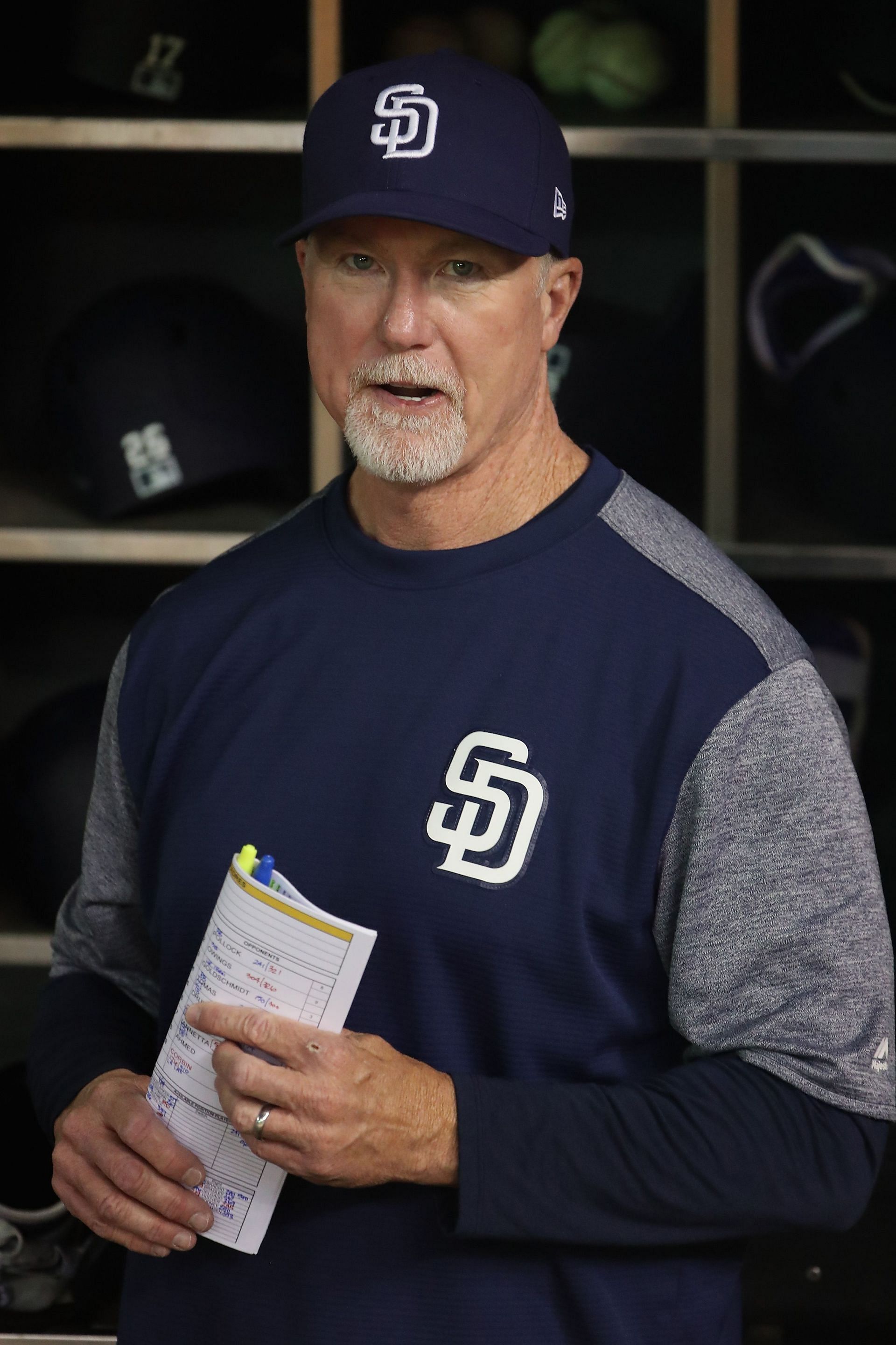 Mark McGwire last coached the San Diego Padres from 2016-2018